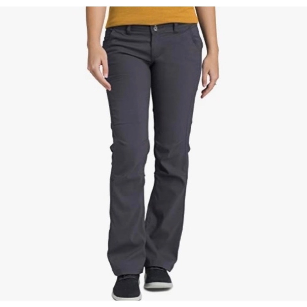 Prana Halle Hiking Pants Women 12 Short Grey Gorpcore Outdoor Utility